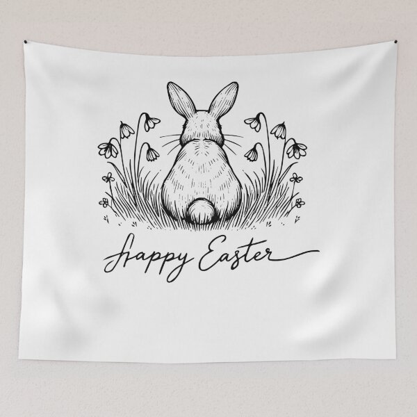 Item preview, Easter Bunny Cottagecore Aesthetics Retro Vintage designed and sold by LuminOrb.