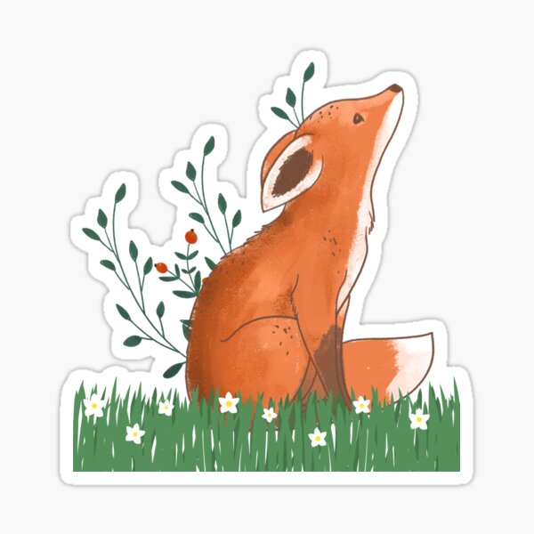 Item preview, Fox in the meadow designed and sold by Mountain Soul Apparel.