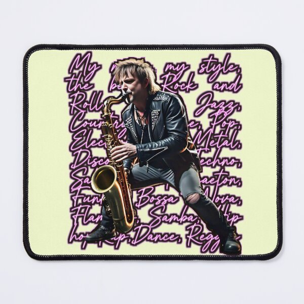 Item preview, ROCK SAXOPHONIST designed and sold by BUCHELI-ART..