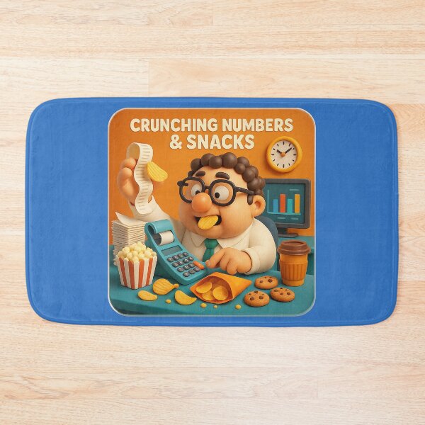 Item preview, Number crunching and snacks – humorous design designed and sold by Girih.