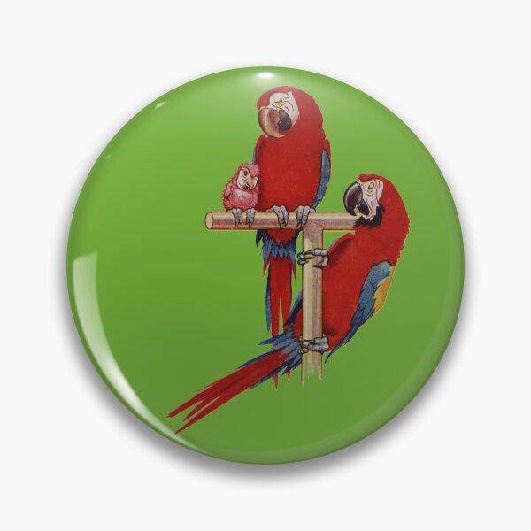 Item preview, Art by Mike Acrylic painting, digital, parrot ara family bird rainforest nature designed and sold by allartbymike.