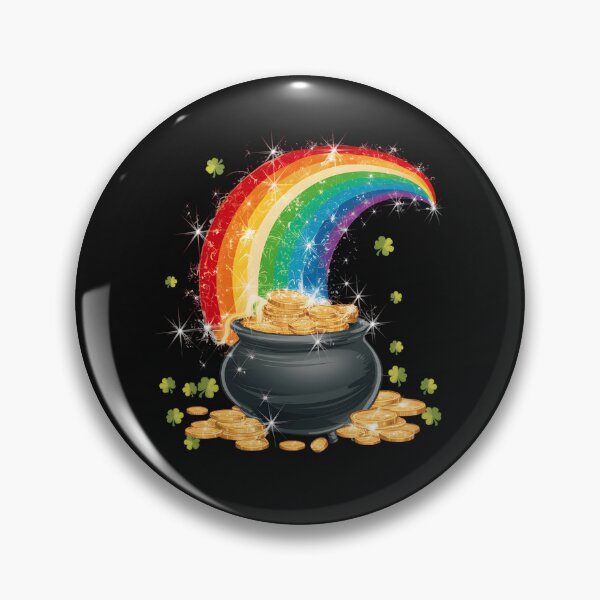 Item preview, Rainbow Gold Coins Lucky Shamrock Clover Women Kids Men's designed and sold by clothesy7.