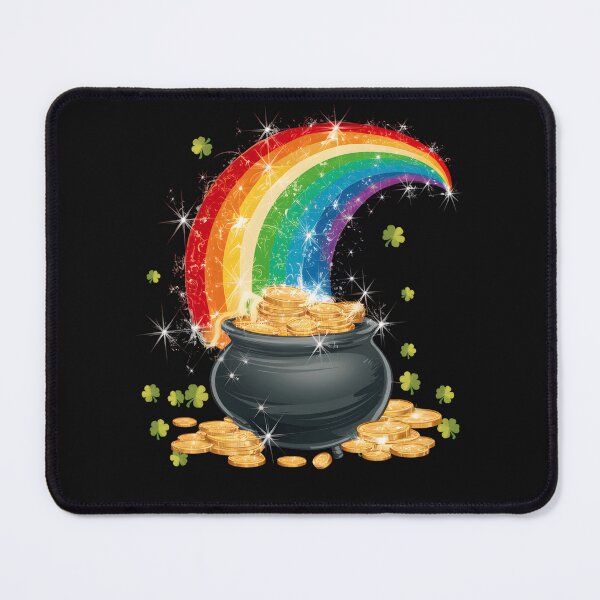 Item preview, Rainbow Gold Coins Lucky Shamrock Clover Women Kids Men's designed and sold by clothesy7.