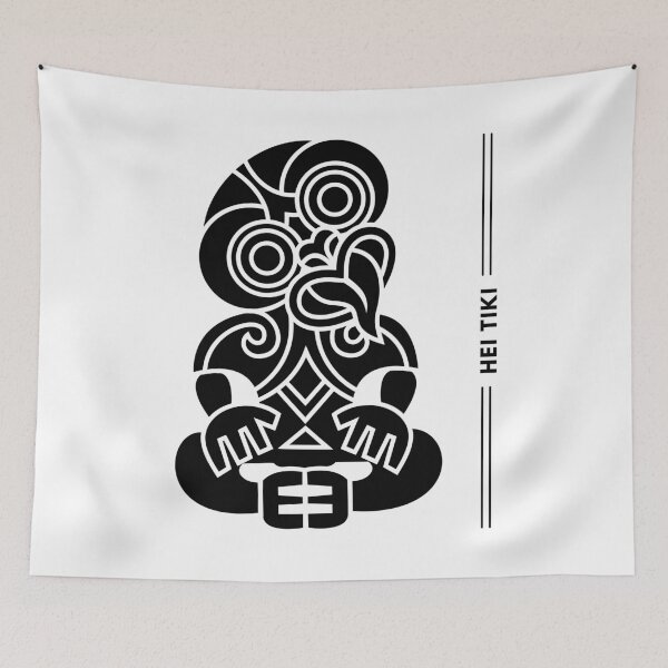 Item preview, Hei Tiki (BW) designed and sold by TokyoChick.