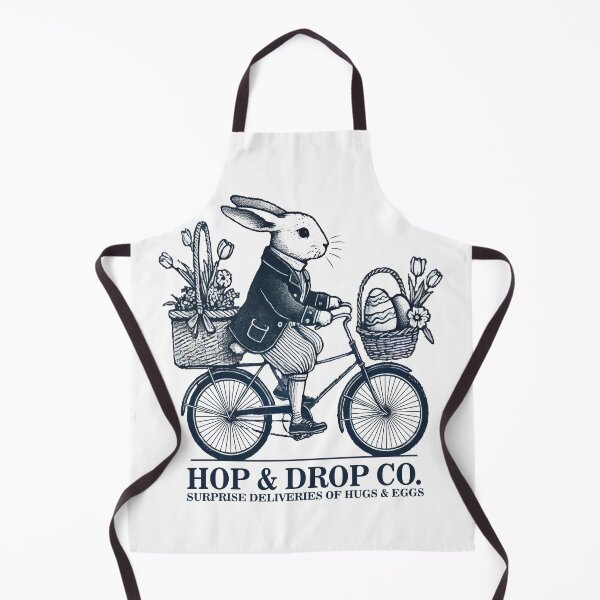 Item preview, Easter Retro Bunny Surprise Bike Deliveries designed and sold by LuminOrb.