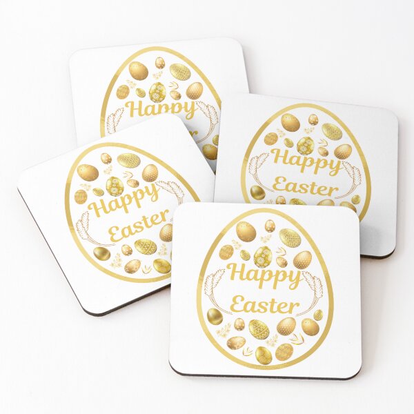 Item preview, Easter, holiday, happy Easter, rabbit, egg, cheerful, colours, colourful, funny, golden  designed and sold by B-M-Store.