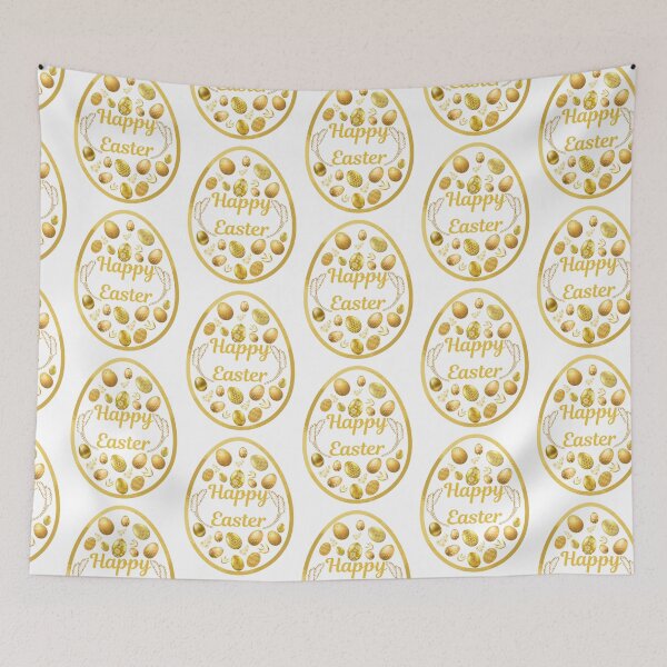 Item preview, Easter, holiday, happy Easter, rabbit, egg, cheerful, colours, colourful, funny, golden  designed and sold by B-M-Store.