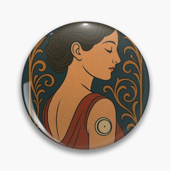 Item preview, Art Nouveau Woman with Glucose Monitor designed and sold by Lacritsa .