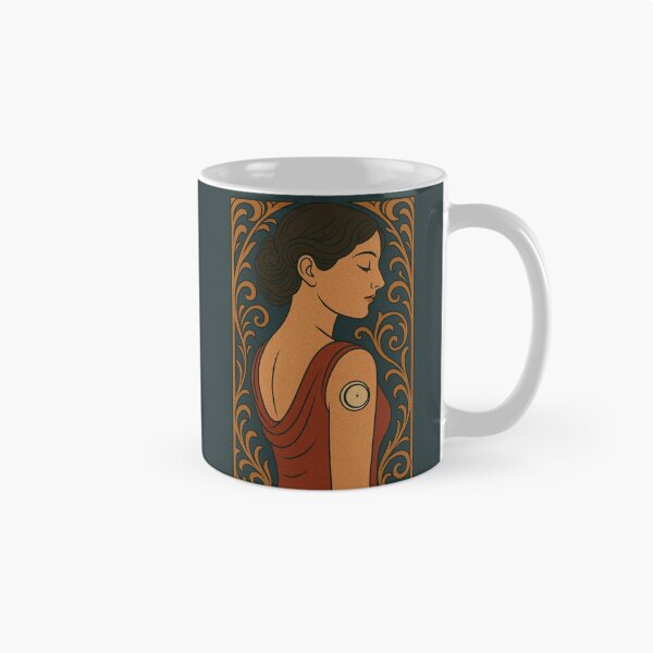 Item preview, Art Nouveau Woman with Glucose Monitor designed and sold by Lacritsa .
