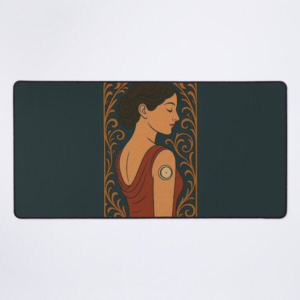 Item preview, Art Nouveau Woman with Glucose Monitor designed and sold by Lacritsa .
