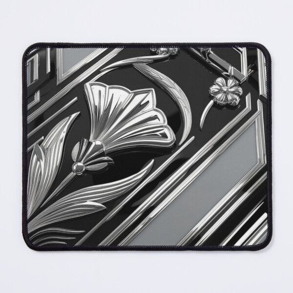 Item preview, Chrome Lily in Deco Frame designed and sold by Harmonic_Layers.