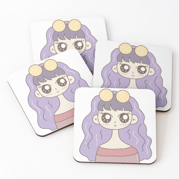 Item preview, Cute Chibi Girl with Purple Hair designed and sold by Piano-pn.