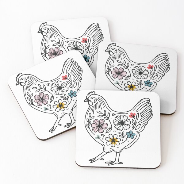 Item preview, Easter Chicken With Flowers For Chicken Lovers designed and sold by LuminOrb.