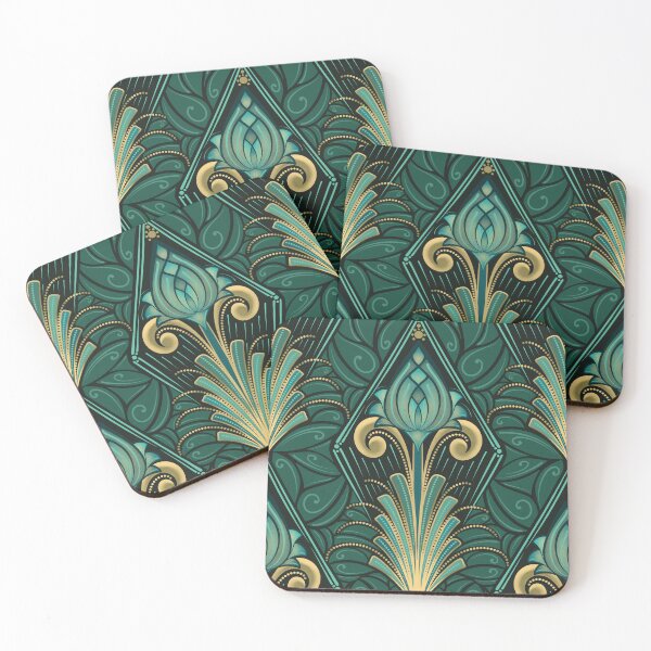 Item preview, Art Deco Floral  designed and sold by Little-Hills-All-Around.