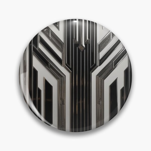Item preview, Deco Circuit in Monochrome Alloy designed and sold by Harmonic_Layers.