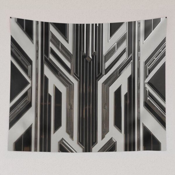 Item preview, Deco Circuit in Monochrome Alloy designed and sold by Harmonic_Layers.