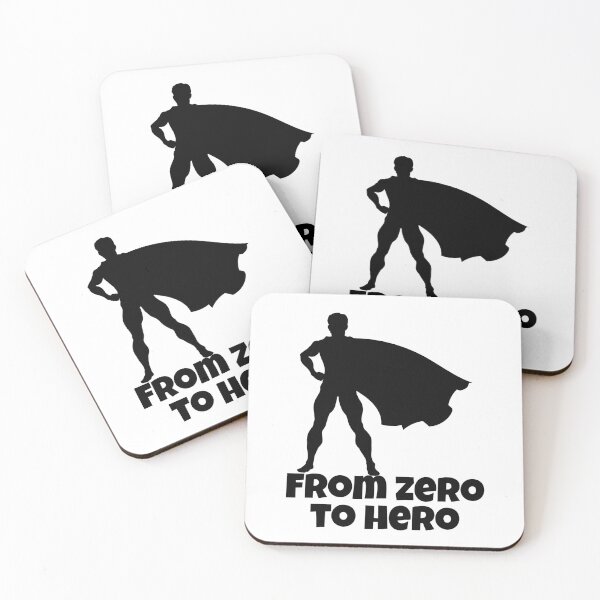 Item preview, From Zero to Hero – Motivational Quote Design designed and sold by Karim-Karem.