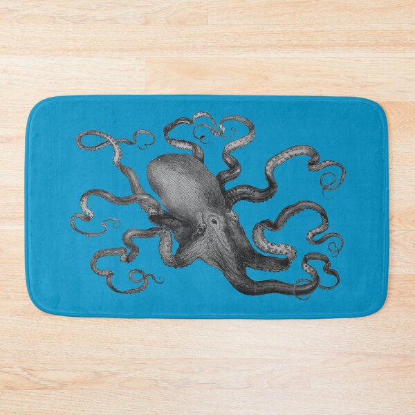 Item preview, Art by Mike Acrylic Linocut and digital, Octopus Pulpo Kraken Monster from the Deep designed and sold by allartbymike.