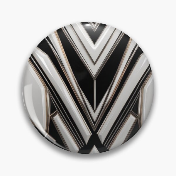 Item preview, Gleaming Vortex in Black and Ivory designed and sold by Harmonic_Layers.