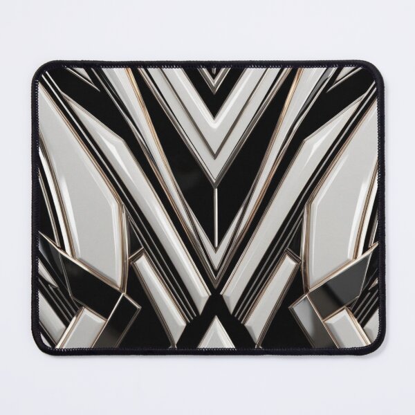Item preview, Gleaming Vortex in Black and Ivory designed and sold by Harmonic_Layers.