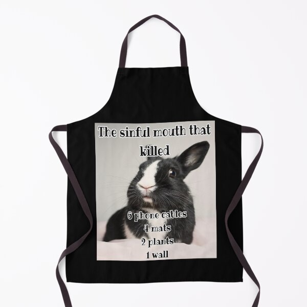 Item preview, The sinful mouth - rabbit eats cable, wall, carpet designed and sold by LiskoDesign.