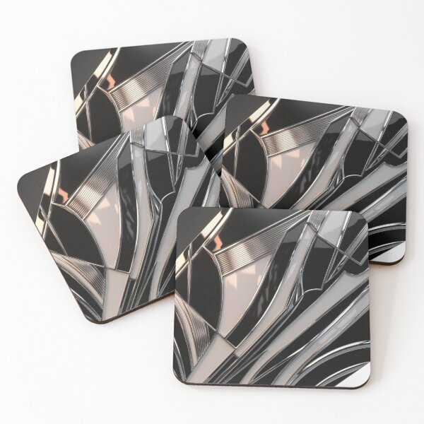 Item preview, Streamlined Radiance in Chrome and Shadow designed and sold by Harmonic_Layers.