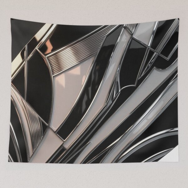 Item preview, Streamlined Radiance in Chrome and Shadow designed and sold by Harmonic_Layers.