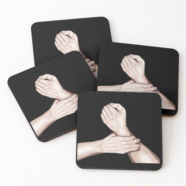 Item preview, Skin-colored hand holds the other arm designed and sold by katecheerycake.