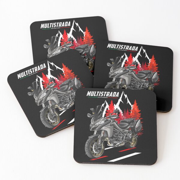 Item preview, Ducati Multistrada 1260 (Volcano Grey + Saddlebags) for Motorcycle Riders designed and sold by MotoApparelHub.