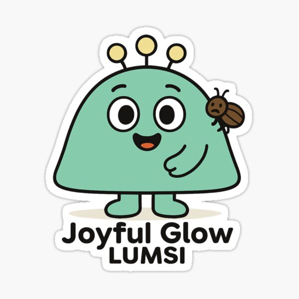 Artikel-Vorschau von Joyful Glow Lumsi T-Shirt, designt und verkauft von RJ-Logart.