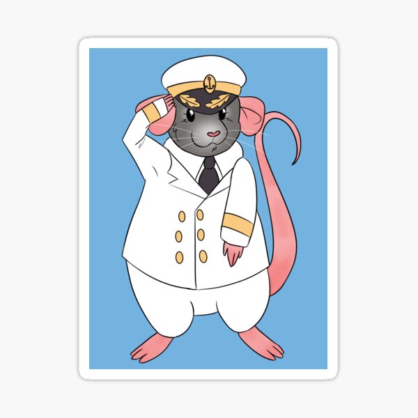 Artikel-Vorschau von Kapitän Ratte, designt und verkauft von Aura2023.
