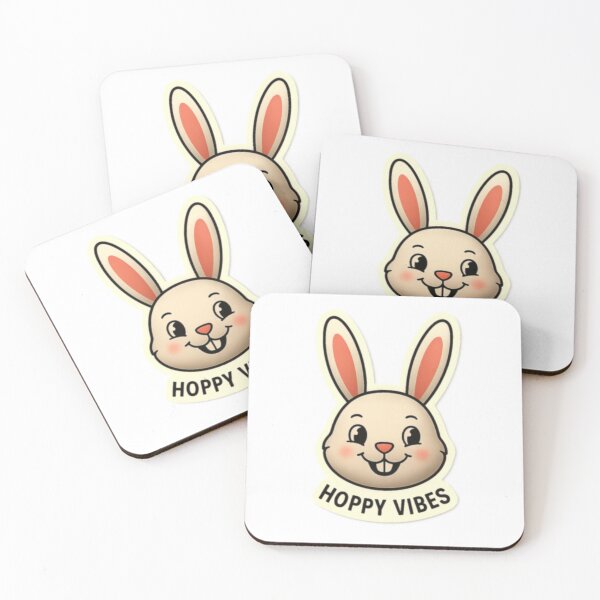 Item preview, Hoppy Vibes – Happiness with Bunny Ears! designed and sold by McZerrill.
