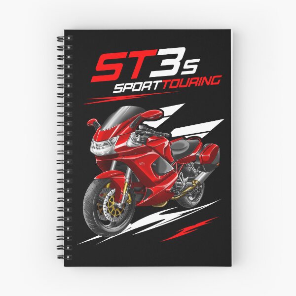Item preview, Ducati ST3S (Red + Saddlebags) for Motorcycle Riders designed and sold by MotoApparelHub.