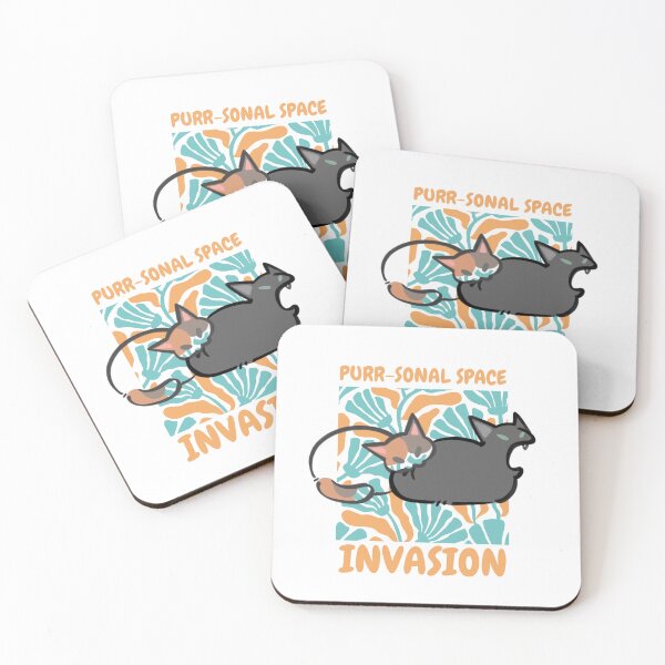 Item preview,  Prrr-sonal Space Invation – Cute Cat Love & Friendship Design designed and sold by McPurrface.