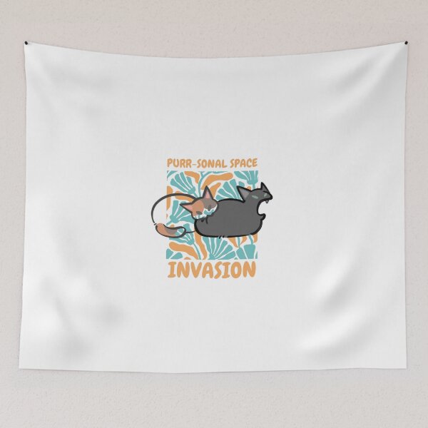 Item preview,  Prrr-sonal Space Invation – Cute Cat Love & Friendship Design designed and sold by McPurrface.