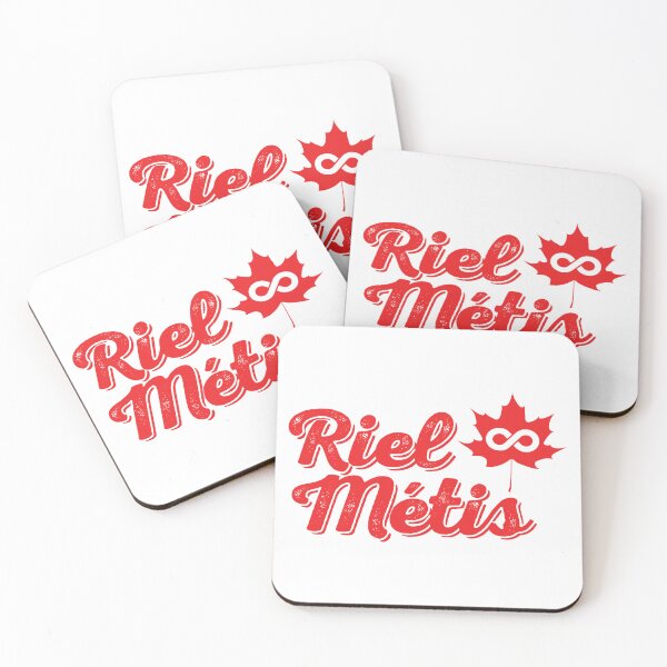 Item preview, Riel Métis with Leaf Red designed and sold by SquareFox.Studio.