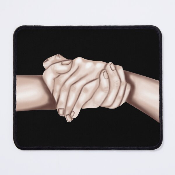 Item preview, skin-colored hands hold each other designed and sold by katecheerycake.
