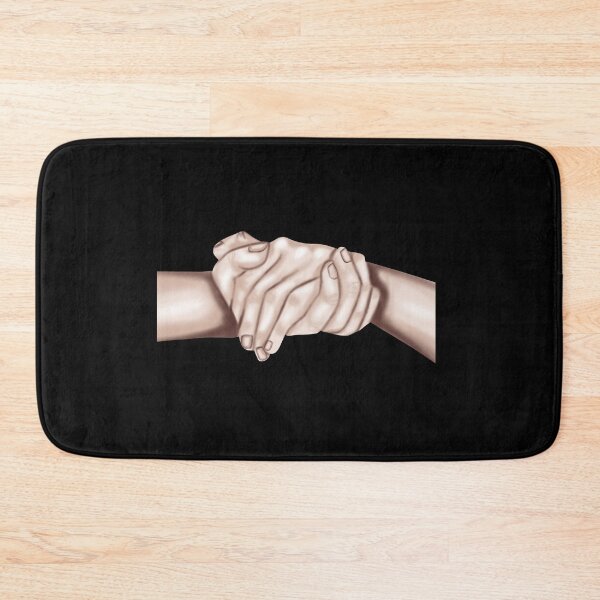 Item preview, skin-colored hands hold each other designed and sold by katecheerycake.