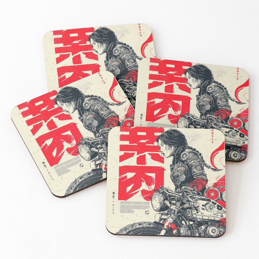 Item preview, Coasters (Set of 4) designed and sold by SteadyRolling.