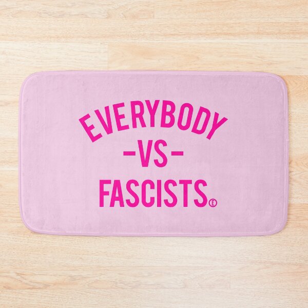 Item preview, Everybody VS Fascists (circle E for equality) hot pink designed and sold by Thelittlelord.