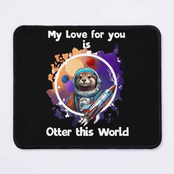 Item preview, Otter This World – Cute space design with otters | Gift idea for otter fans & space lovers designed and sold by ToSaDesigns24.