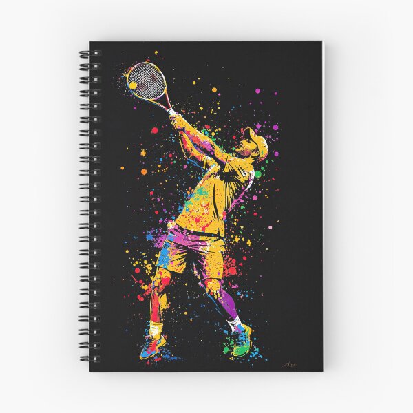 Item preview, Sports Explosion With Colorful Neon Tennis Illustration designed and sold by Piotrek0001.