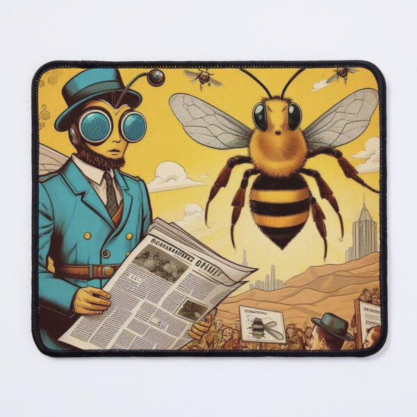 Item preview, Bee News Vintage Comic Cover Design designed and sold by Beemyguest.