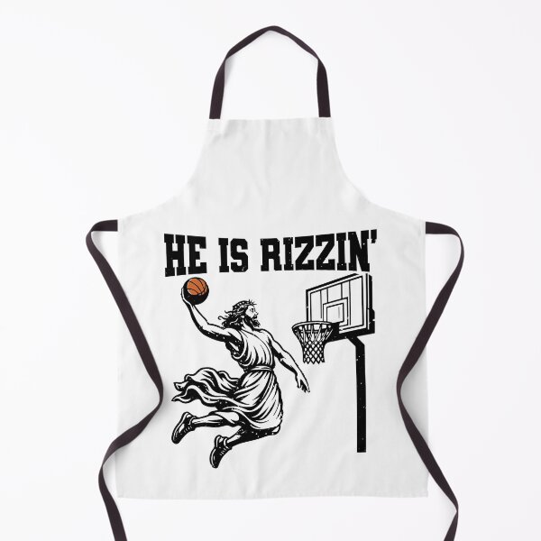 Item preview, He is rising Funny Basketball Jesus Christian designed and sold by silverhexagon.