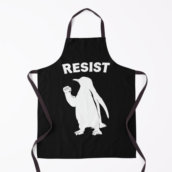 Item preview, Resist Penguin Outline Minimalist Protest Animal Art designed and sold by Adrian Kane.