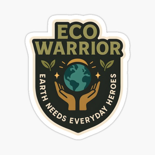 Item preview, Eco Warrior – Earth Needs Everyday Heroes designed and sold by KisielThreads.