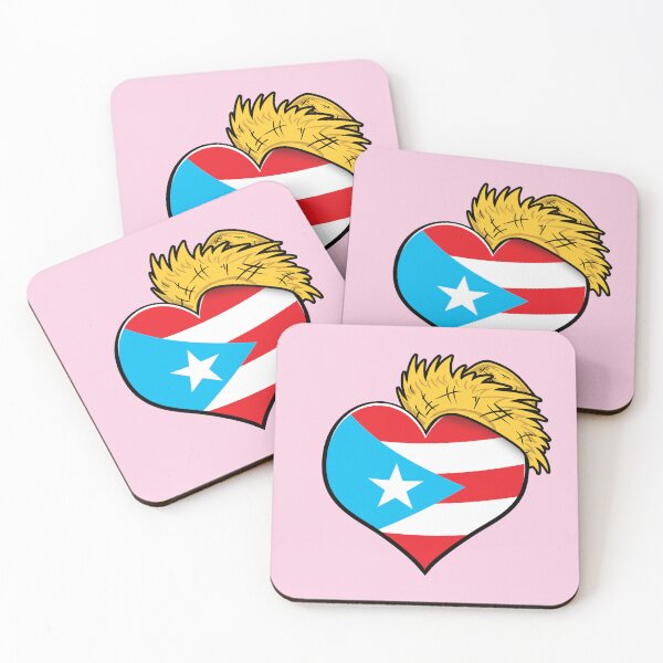 Item preview, Love Puerto Rico Heart and Pava Hat - Pink designed and sold by HectorCantres.