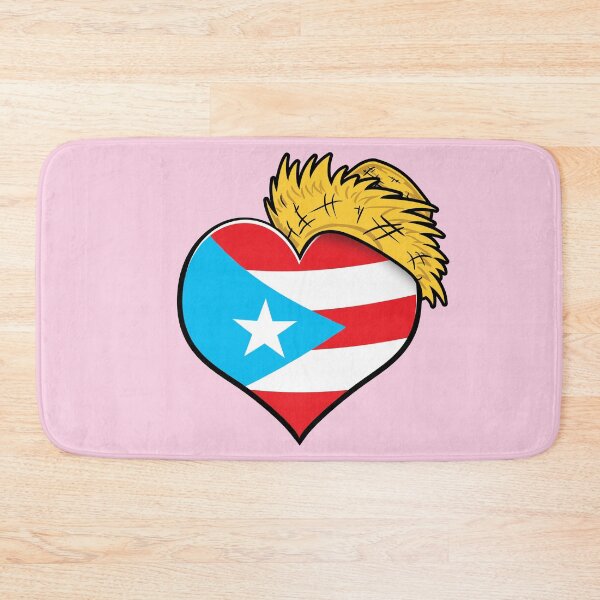 Item preview, Love Puerto Rico Heart and Pava Hat - Pink designed and sold by HectorCantres.