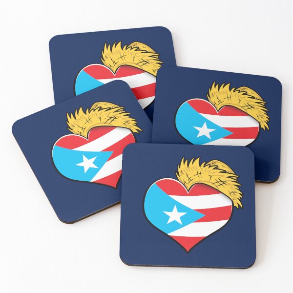 Item preview, Love Puerto Rico Heart and Pava Hat - Blue designed and sold by HectorCantres.