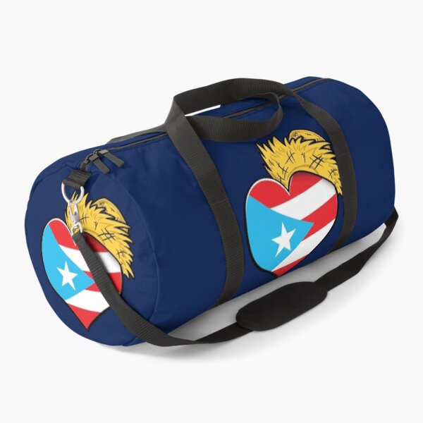 Item preview, Love Puerto Rico Heart and Pava Hat - Blue designed and sold by HectorCantres.
